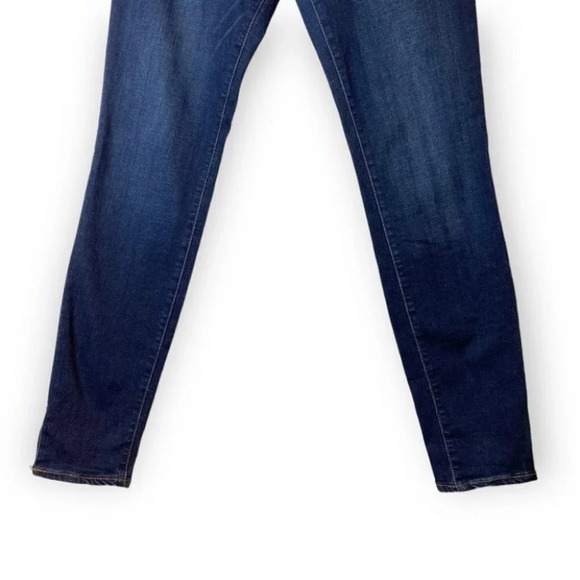 Frame Le High Slit Hem Skinny  Jeans In Wythe - Picture 5 of 9